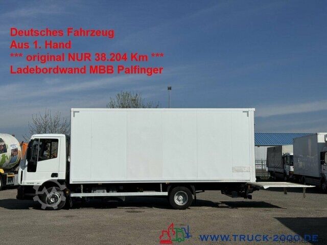 Skříňový nákladní automobil Iveco 75E22 Koffer LBW Palfinger Klima NUR 38.204 KM