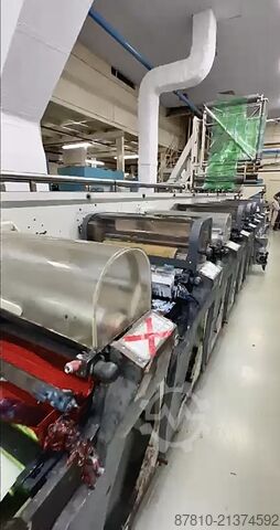 ফ্লেক্সোগ্রাফিক প্রিন্টিং প্রেস Omet X Flex 6/ 10 Colors