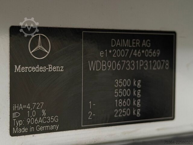 Miniautocarro MERCEDES-BENZ Sprinter 316 ERDGAS/CNG 9 Sitze Klima Euro 6