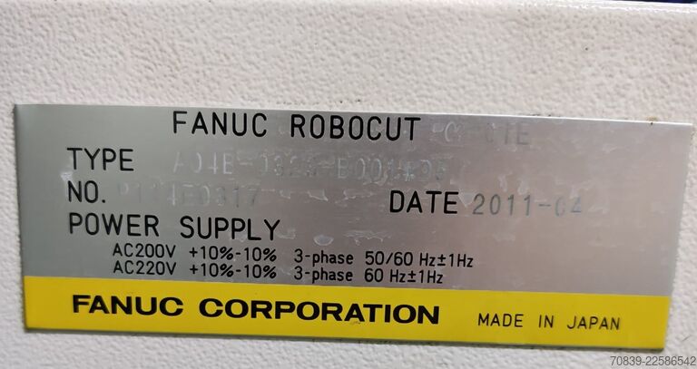 дротова ерозійна машина FANUC RoboCut Alpha