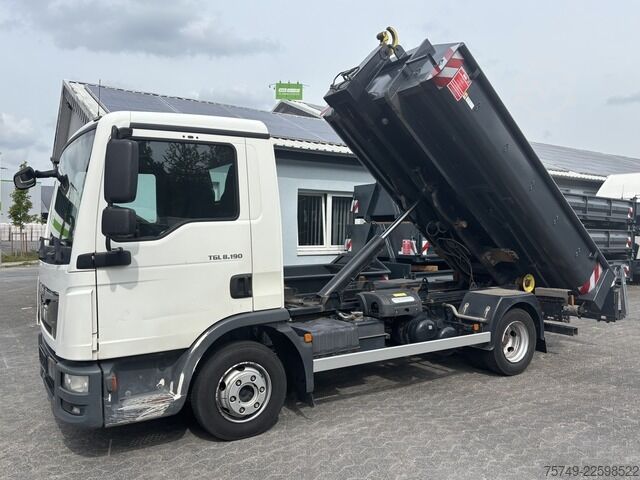 Pojazd hakowy Telehoist man TGL 8.190 BL City Abrollkipper , 2 x AHK sofort verfügbar!