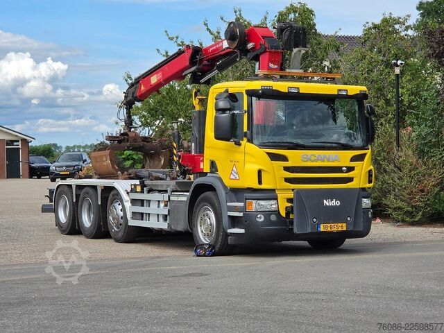 Σύστημα βραχίονα γάντζου Scania P450 8x2!!KRAAN/HAAK!! EX GEMEENTE!!EURO6!!