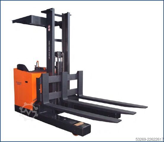 Transpallet elettrico a sollevamento verticale con seduta laterale Hubtex EFP 90/23-So.