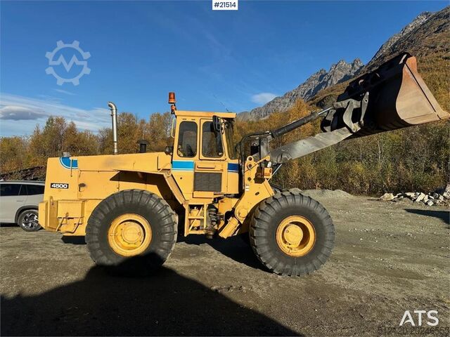 Hjullaster Volvo BM 4500 wheel loader w/ scale and bucket. WATCH VIDEO