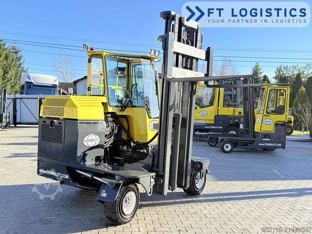 štvorcestný vysokozdvižný vozík Combilift C3000XL DUPLEX SPREADER BEAM FREE LIFT