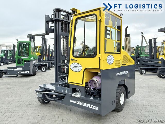 štvorcestný vysokozdvižný vozík Combilift C4000 GAS DUPLEX 4600 FORK POSITIONER