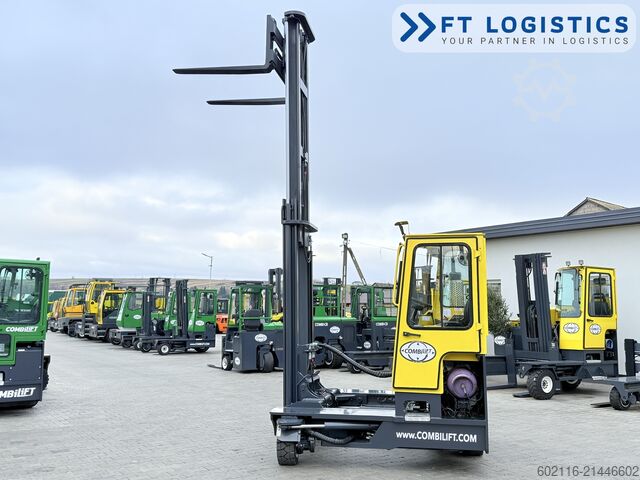 štvorcestný vysokozdvižný vozík Combilift C4000 GAS DUPLEX 4600 FORK POSITIONER