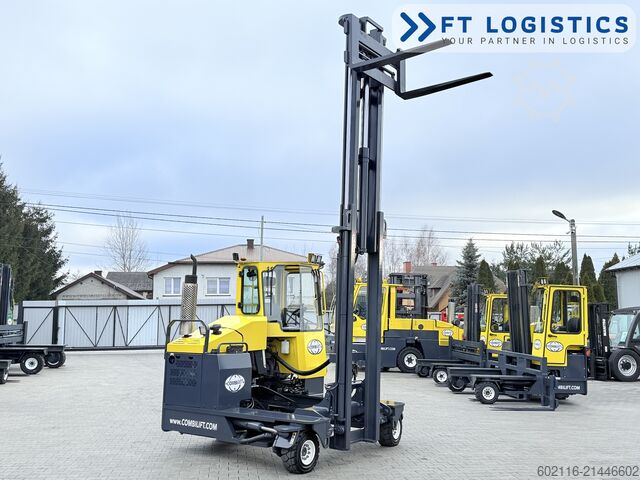štvorcestný vysokozdvižný vozík Combilift C4000 GAS DUPLEX 4600 FORK POSITIONER