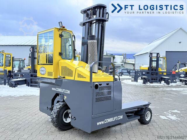 štvorcestný vysokozdvižný vozík Combilift C4000 GAS DUPLEX 4600 FORK POSITIONER