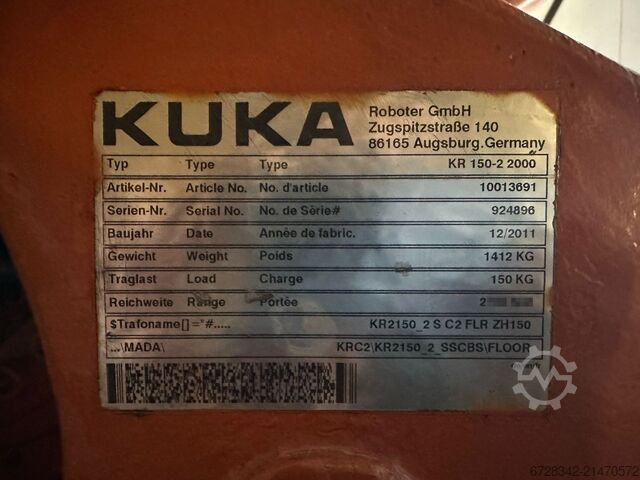 Robô industrial KUKA KR 150