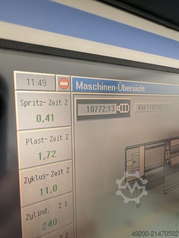 注塑机 KraussMaffei KM 110-390 C2