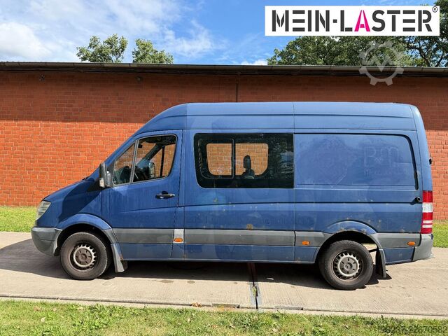 Van atap tinggi MERCEDES-BENZ Sprinter 313 hoch+lang Mixto 5 Sitzer Klima AHK