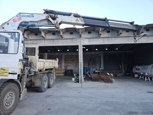 Vinçli üç yöne deviren damperli kamyon MAN F2000 33.364 DFAC