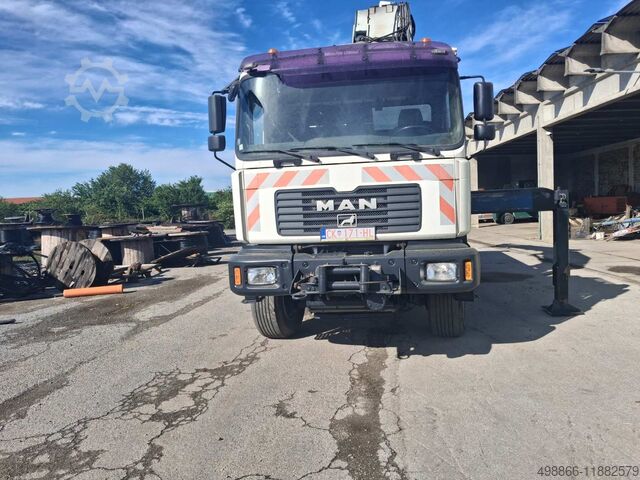 Ανατρεπόμενο τριών πλευρών με γερανό MAN F2000 33.364 DFAC