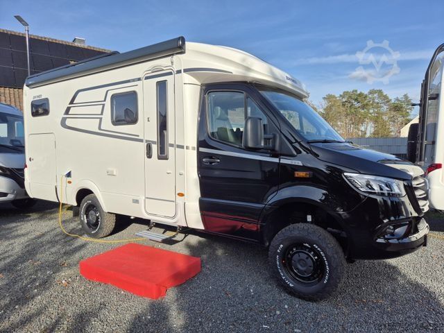 Halvintegreret autocamper HYMER/ERIBA ML-T 580 190 PS / AHK abnehmbar / Allrad / 4,1 t