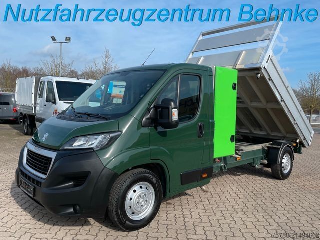 Tippbil skåpbil PEUGEOT Boxer Kipper/ 121kw/ Staukasten/ AHK 3.0t/ AC