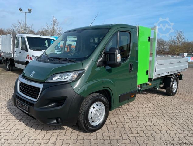 Tippbil skåpbil PEUGEOT Boxer Kipper/ 121kw/ Staukasten/ AHK 3.0t/ AC