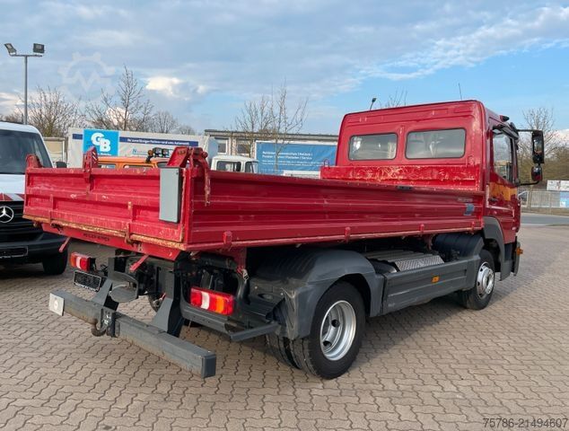 Tippbil skåpbil MERCEDES-BENZ Atego 818 / Meiller/ 2xAHK/ AC/ 3 Sitze/ 23 Tkm