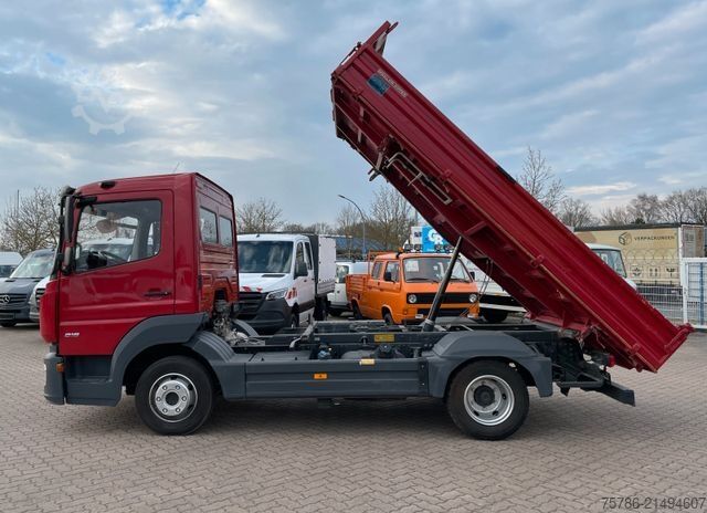 Tippbil skåpbil MERCEDES-BENZ Atego 818 / Meiller/ 2xAHK/ AC/ 3 Sitze/ 23 Tkm