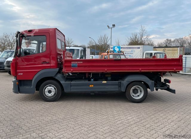 Tippbil skåpbil MERCEDES-BENZ Atego 818 / Meiller/ 2xAHK/ AC/ 3 Sitze/ 23 Tkm