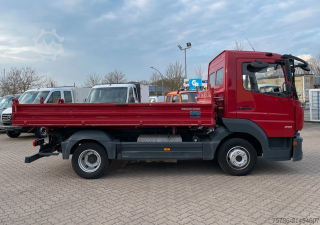 Tippbil skåpbil MERCEDES-BENZ Atego 818 / Meiller/ 2xAHK/ AC/ 3 Sitze/ 23 Tkm