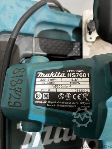 Begagnad cirkelsåg Makita HS7601 MAKITA HS7601