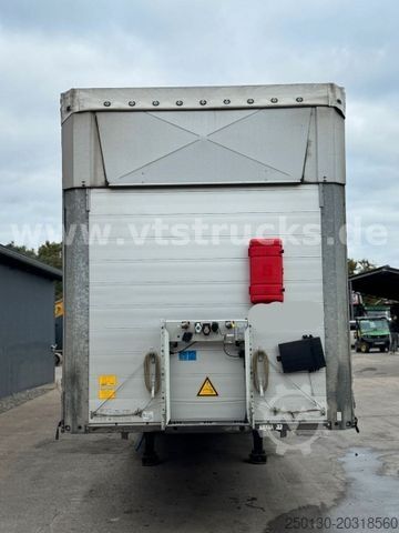 กึ่งพ่วงเปิดพร้อมผ้าใบคลุม SCHMITZ CARGOBULL SCS Mega Hubdach Edscha Lift Staplerhalterung