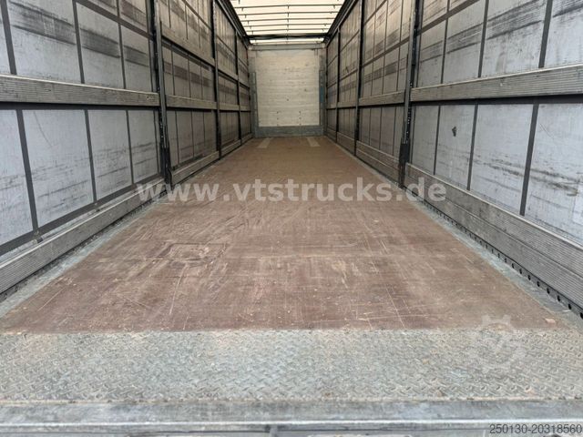 กึ่งพ่วงเปิดพร้อมผ้าใบคลุม SCHMITZ CARGOBULL SCS Mega Hubdach Edscha Lift Staplerhalterung