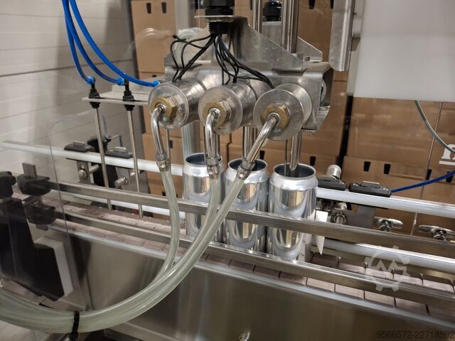 Ligne de production de boîtes métalliques Cask 3 Head Fill Station