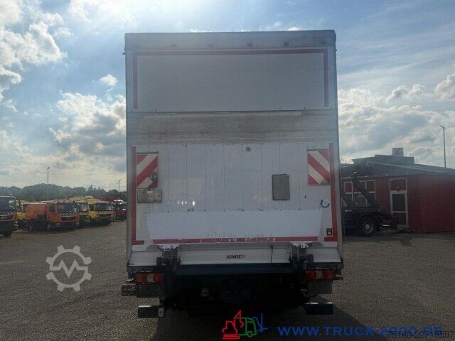 Camión plataforma con toldo Mercedes-Benz Atego 1224 Schiebeplane L+R+ Dach LBW 1.5T AHK