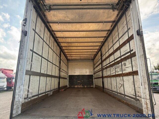 Camión plataforma con toldo Mercedes-Benz Atego 1224 Schiebeplane L+R+ Dach LBW 1.5T AHK