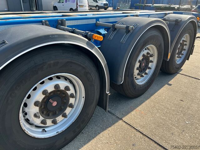 Gámaflutningar D-TEC Flexitrailer FT-LS-S / 3x Extendable / 1x Lift ...