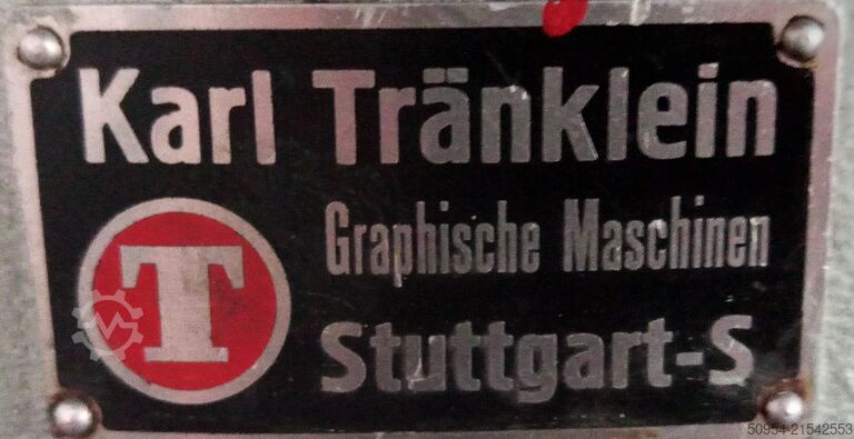 Mašina za zaobljavanje leđa knjige Karl Tränklein 