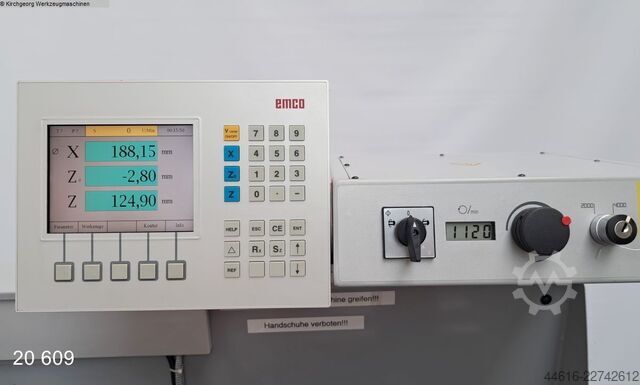 Tour à centre et tour à broche d'alimentation EMCO EMCOMAT 14D