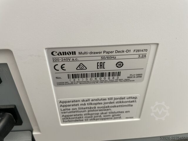  Canon imagePRESS C710 incl. Staple Finisher, Paperdeck and Fiery
