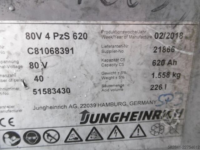 รถยกไฟฟ้า 4 ล้อ JUNGHEINRICH EFG 430ks 115-500 DZ