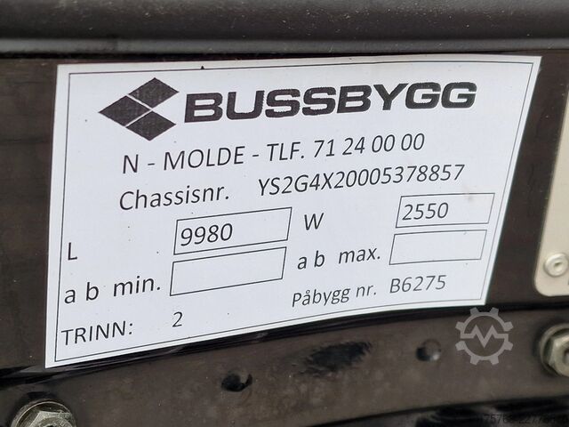 Mala Scania G320 4x2 - Bussbygg box - Full air - Euro 6 - N...