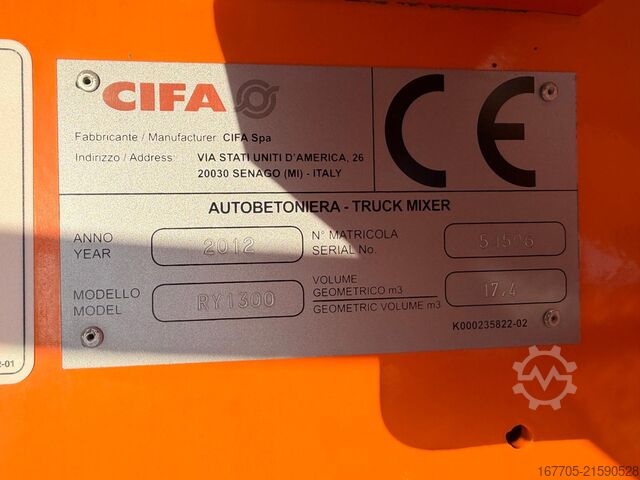 Miešačka betónu na podvozku Astra HD9 84.48