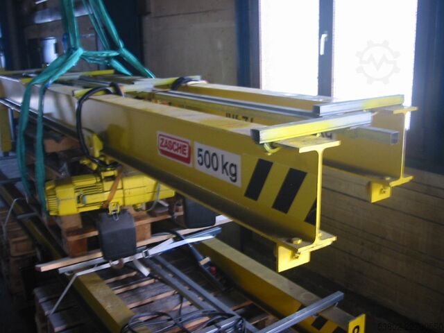 Svängkran med dubbla utliggare, 2 x 500 kg Zasche Sico-HF 500kg
