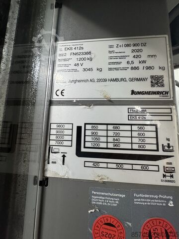 EKS 412 S - Juhtmete juhendamine !! PSA !! Triplex FFL !! JUNGHEINRICH EKS 412 S - Wire Guidance !! PSA !! Triplex FFL !!