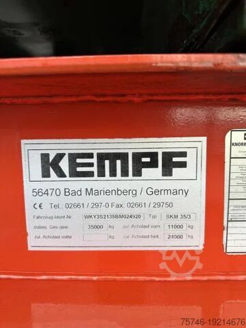 Xe tải tự đổ Kempf SKM 35/3 Hardox 31 m³ Lift ALCOA SKM 35/3 Hardo...