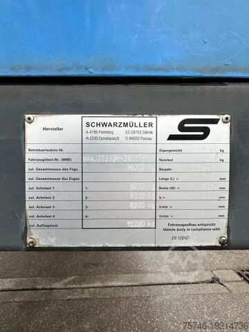 Schiebeplanen Schwarzmüller 3-Achs Tautliner 3-Achs Tautliner Schiebeplane ...