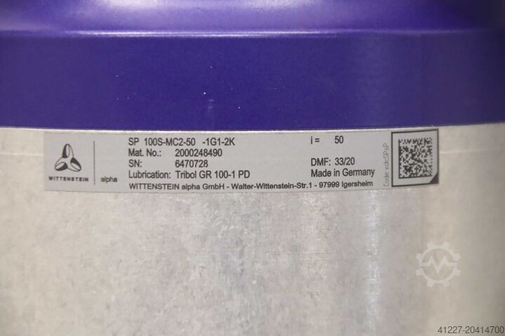 サーボギアモーター Beckhoff Wittenstein AM8053-0G10-0000  SP 100S-MC2-50