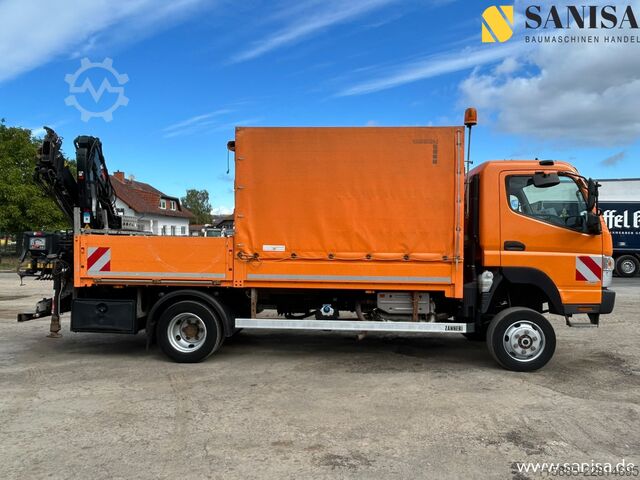 Furgón volquete Mitsubishi Fuso Canter 6C18/Kran HIAB/4x4 Allrad