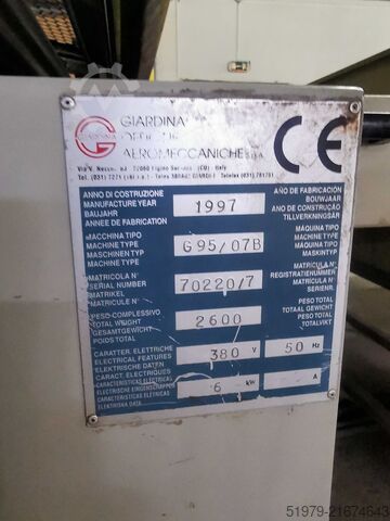 1ロールコーター塗布機 Giardina G95/05