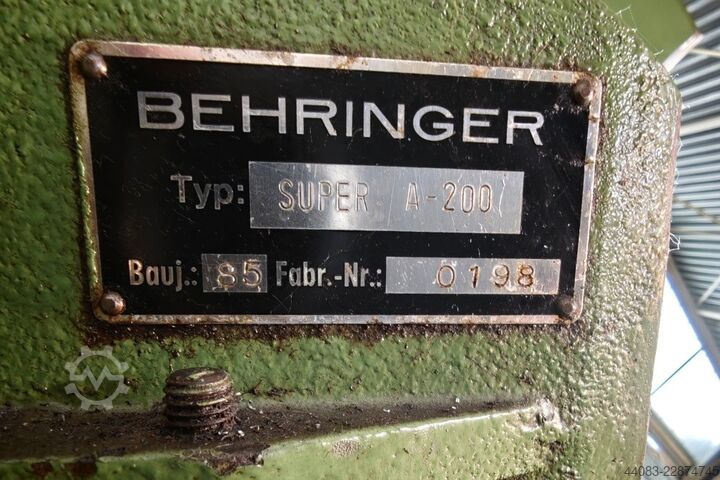 Serrote para metal BEHRINGER Super A 200
