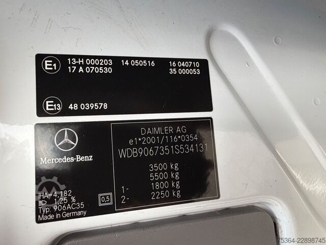 Минибус MERCEDES-BENZ Sprinter 311 Cdi Maxi L3 Tribus 9 Sitze+Lift