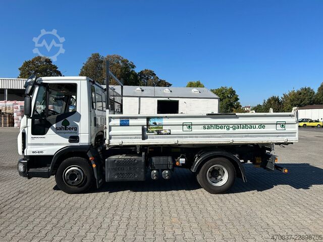 Furgón volquete trilateral IVECO EuroCargo 80-210 / Meiller + Hohe Bordwände