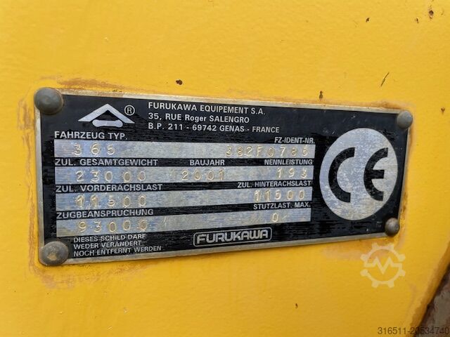 Wheel loader Furukawa 365-2