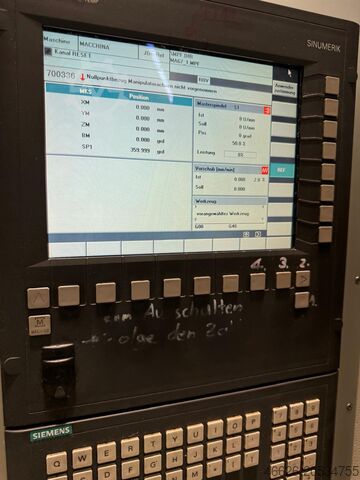 Heavy-Duty 4-axis machining centre Mandelli Storm 2500